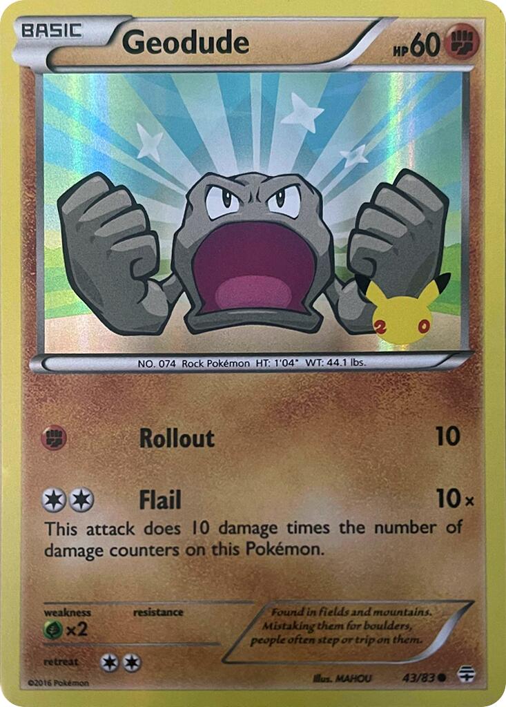 Geodude (043/083) [Celebrations: 25th Anniversary] | Tabernacle Games