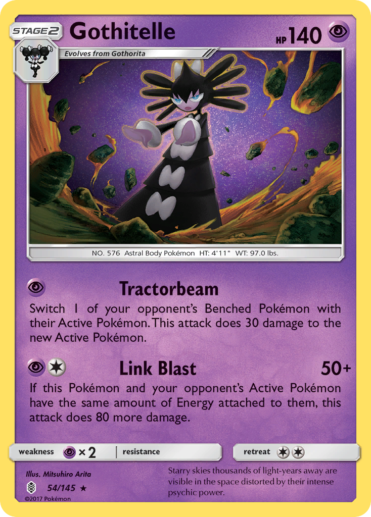 Gothitelle (54/145) [Sun & Moon: Guardians Rising] | Tabernacle Games