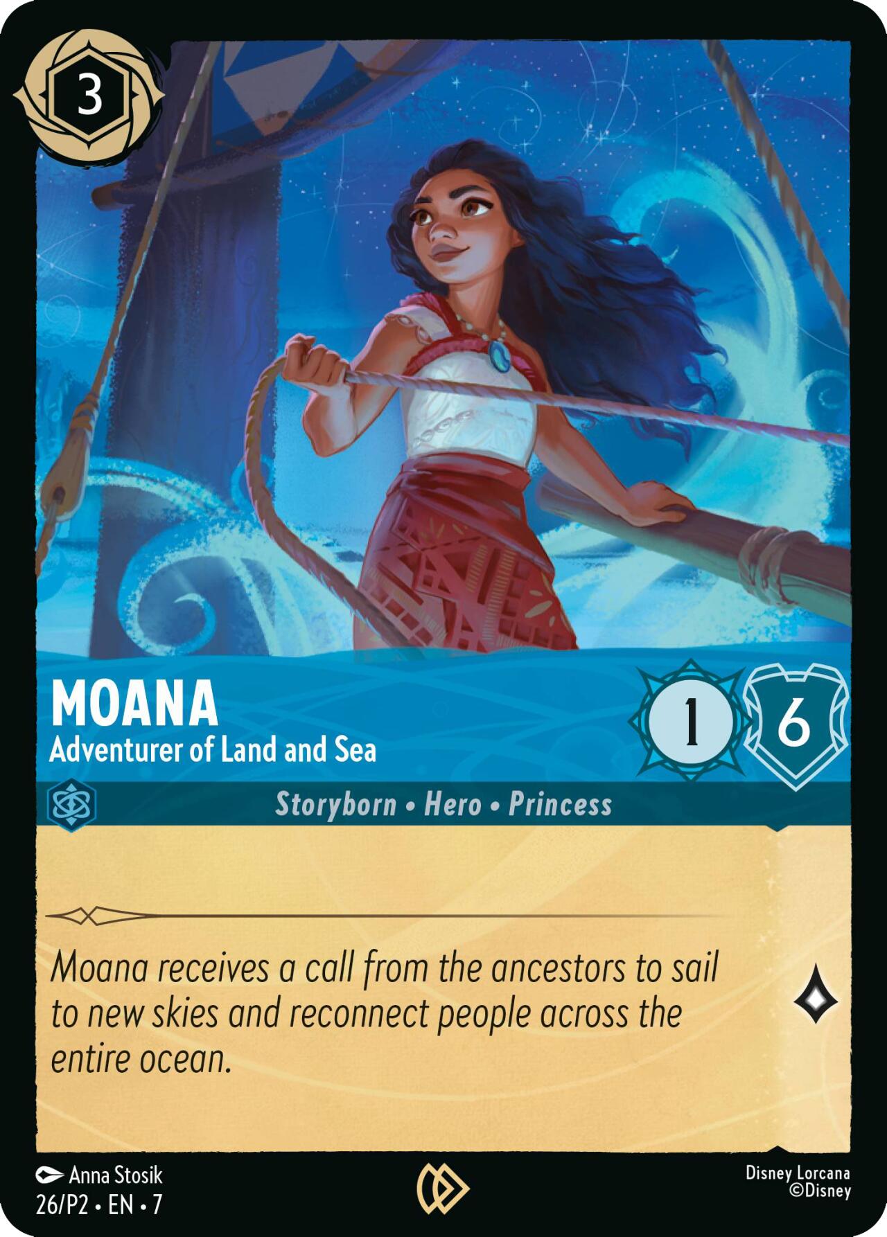 Moana - Adventurer of Land and Sea (26) [Promo Cards] | Tabernacle Games