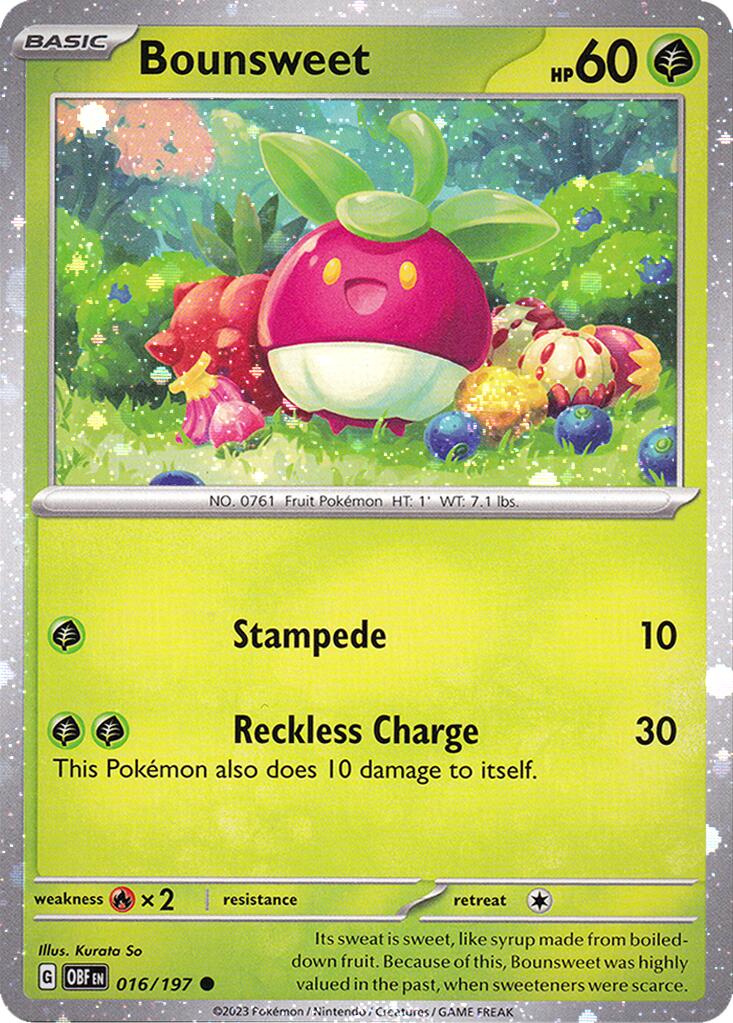 Bounsweet (016/197) (Cosmos Holo) [Miscellaneous Cards] | Tabernacle Games