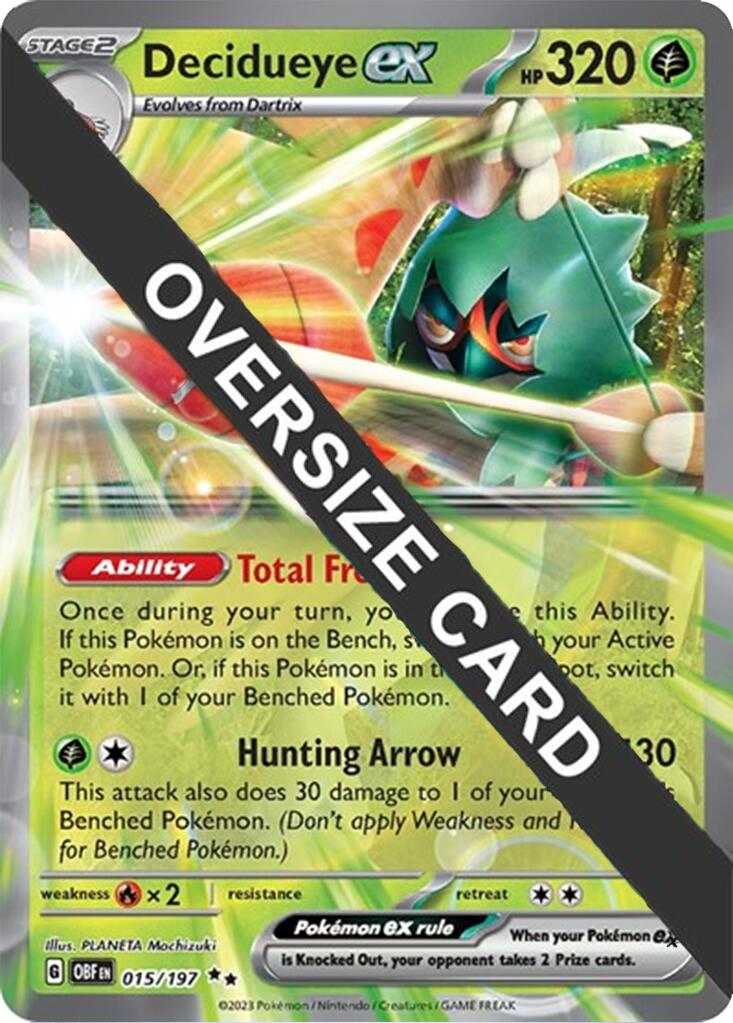 Decidueye ex (015/197) (Jumbo Card) [Miscellaneous Cards] | Tabernacle Games