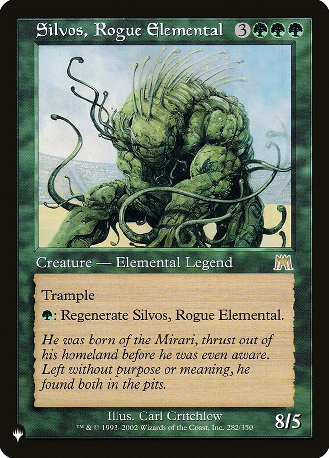 Silvos, Rogue Elemental [The List] | Tabernacle Games