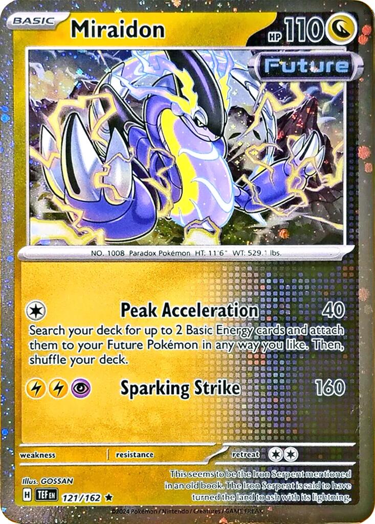 Miraidon (121/162) (Cosmos Holo) [Miscellaneous Cards] | Tabernacle Games