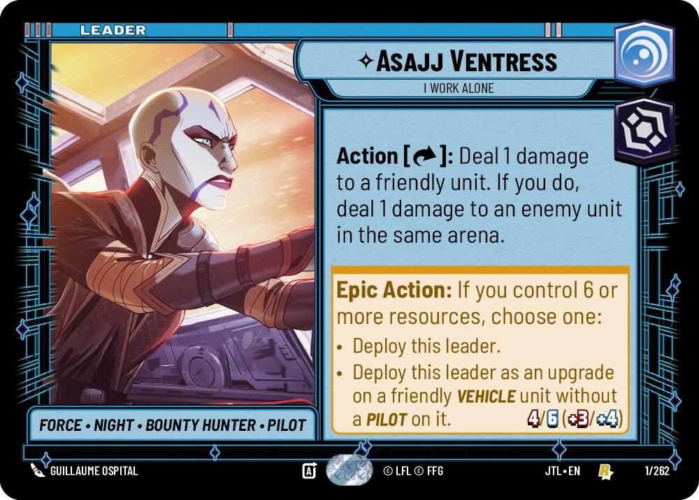 Asajj Ventress - I Work Alone (001/262) (001/257) [Jump to Lightspeed] | Tabernacle Games