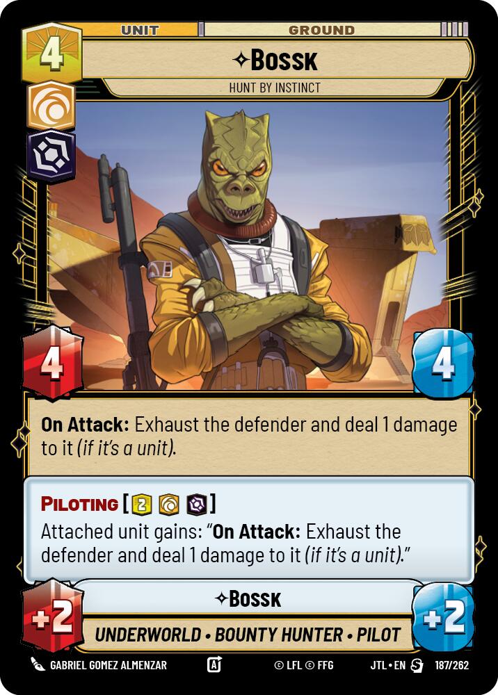 Bossk - Hunt By Instict (187/262) (187/257) [Jump to Lightspeed] | Tabernacle Games