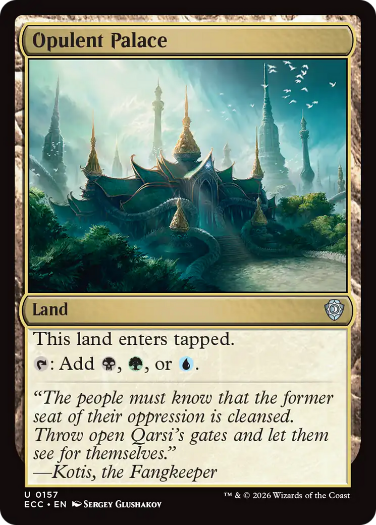 Opulent Palace [Lorwyn Eclipsed Commander] | Tabernacle Games