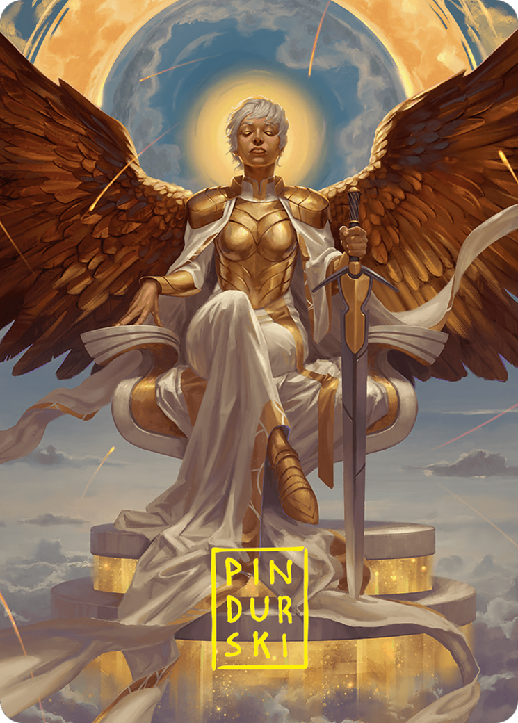 Herald of Eternal Dawn Art Card (27/54) [Foundations Art Series] | Tabernacle Games