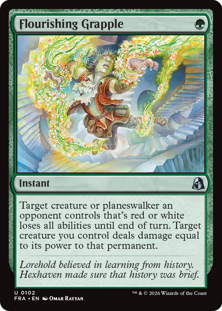 Flourishing Grapple [Reality Fracture] | Tabernacle Games