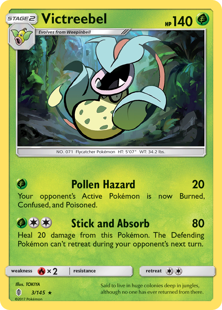 Victreebel (3/145) [Sun & Moon: Guardians Rising] | Tabernacle Games