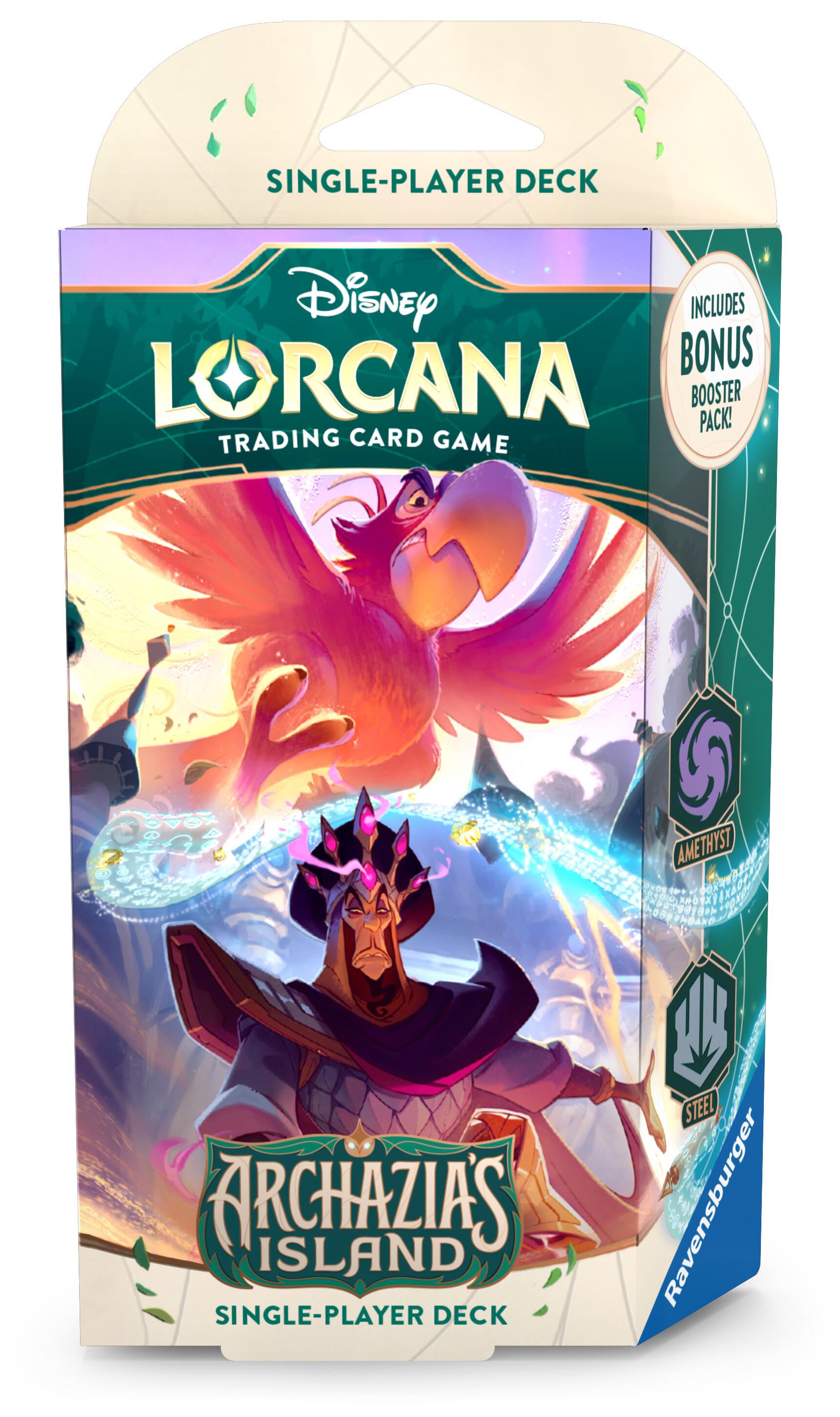 Disney Lorcana: Archazia's Island - Starter Deck (Amethyst/Steel) | Tabernacle Games