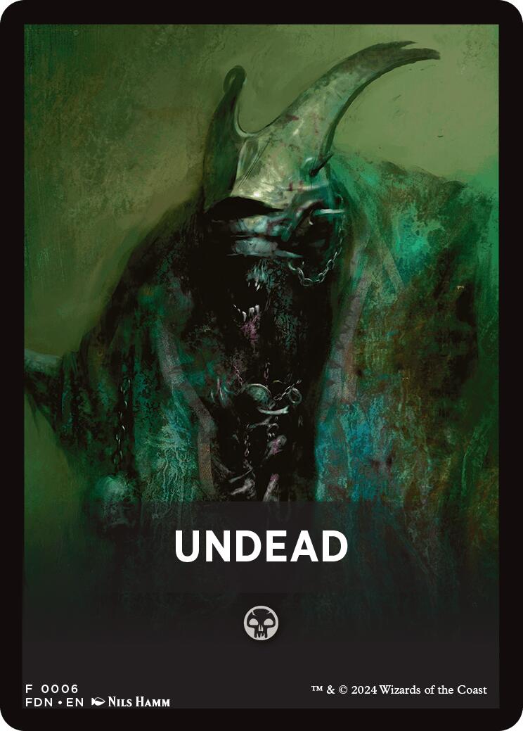 Undead Theme Card [Foundations Tokens] | Tabernacle Games
