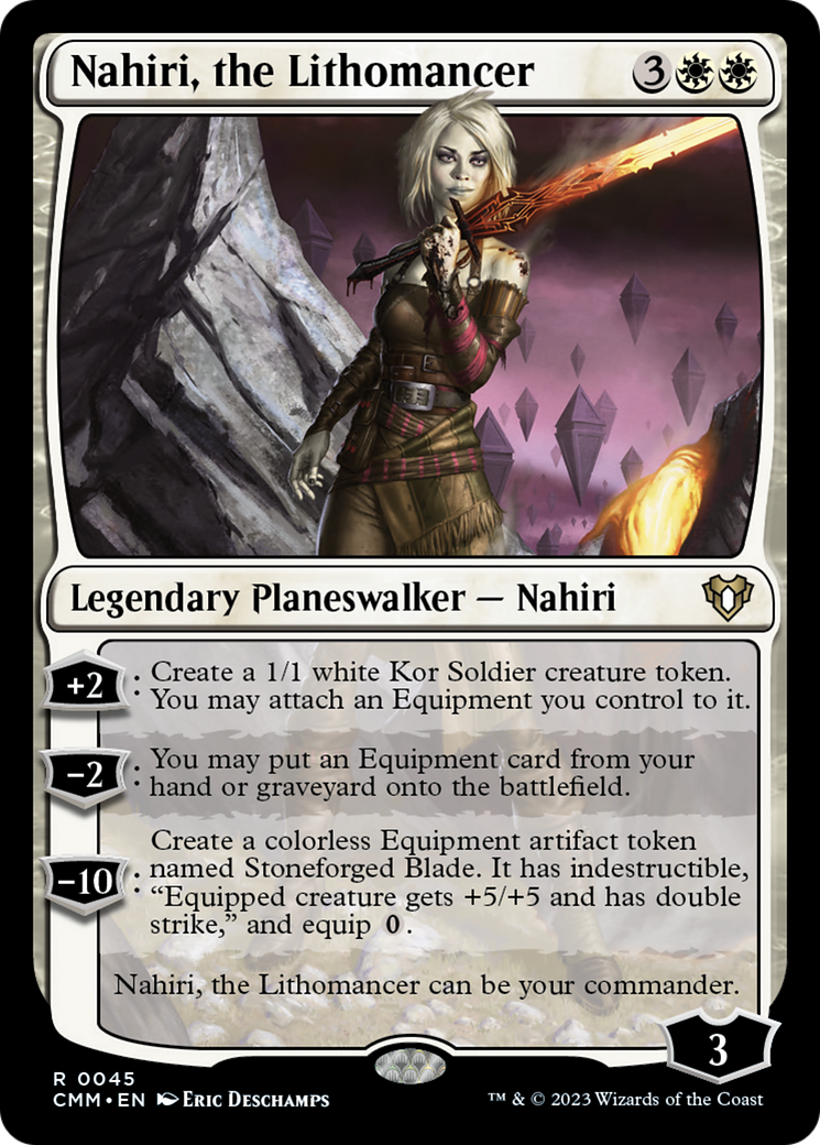 Nahiri, the Lithomancer [Commander Masters] | Tabernacle Games