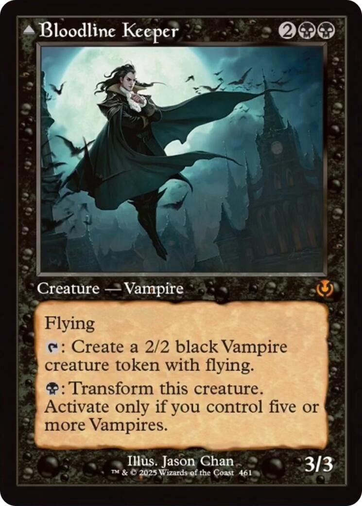 Bloodline Keeper // Lord of Lineage (Retro Frame) [Innistrad Remastered] | Tabernacle Games