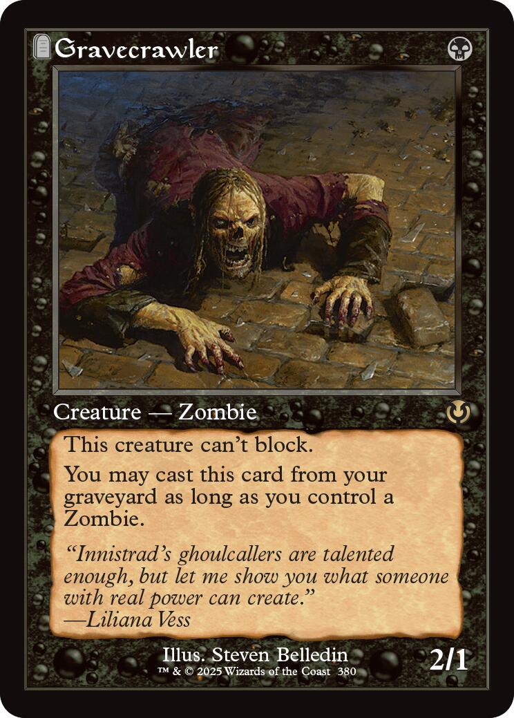 Gravecrawler (Retro Frame) [Innistrad Remastered] | Tabernacle Games