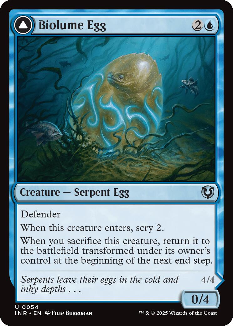 Biolume Egg // Biolume Serpent [Innistrad Remastered] | Tabernacle Games