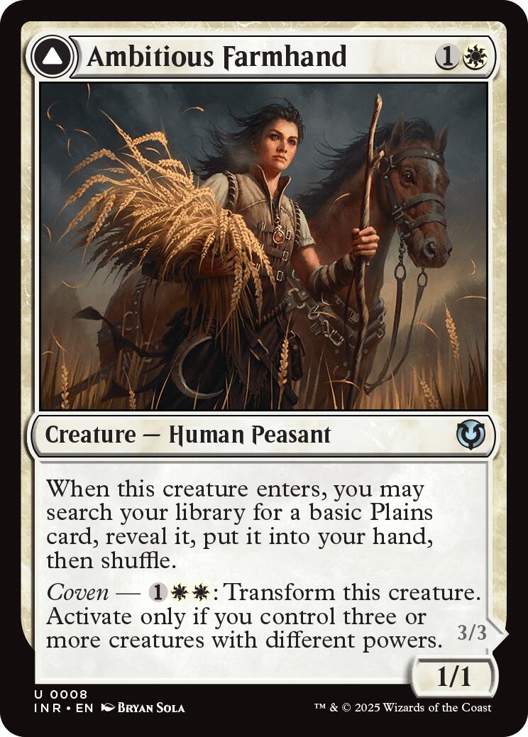 Ambitious Farmhand // Seasoned Cathar [Innistrad Remastered] | Tabernacle Games