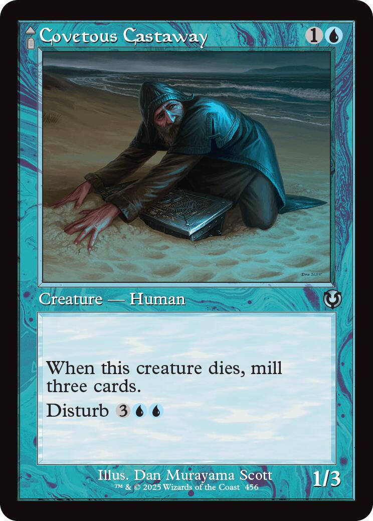 Covetous Castaway // Ghostly Castigator (Retro Frame) [Innistrad Remastered] | Tabernacle Games