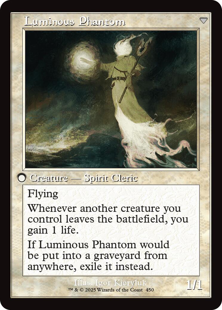 Lunarch Veteran // Luminous Phantom (Retro Frame) [Innistrad Remastered] | Tabernacle Games