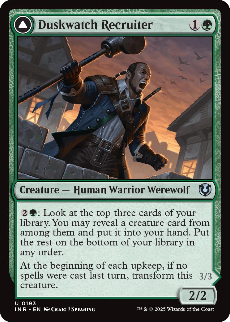 Duskwatch Recruiter // Krallenhorde Howler [Innistrad Remastered] | Tabernacle Games