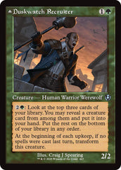 Duskwatch Recruiter // Krallenhorde Howler (Retro Frame) [Innistrad Remastered] | Tabernacle Games