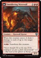 Smoldering Werewolf // Erupting Dreadwolf [Innistrad Remastered] | Tabernacle Games