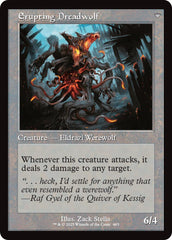 Smoldering Werewolf // Erupting Dreadwolf (Retro Frame) [Innistrad Remastered] | Tabernacle Games