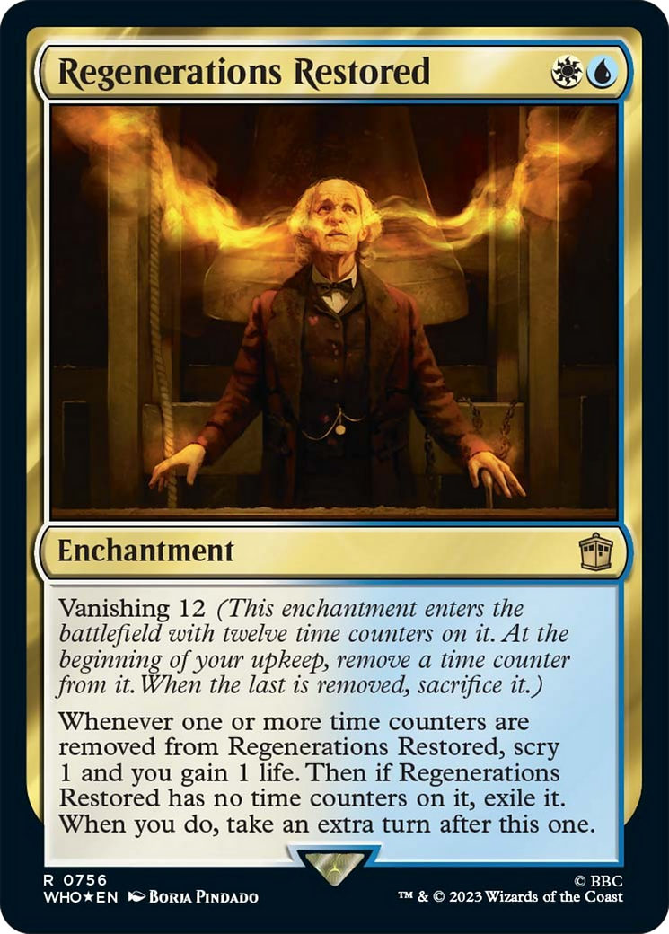 Regenerations Restored (Surge Foil) [Doctor Who] | Tabernacle Games