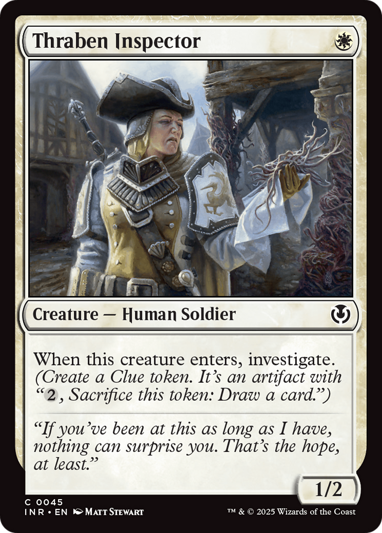 Thraben Inspector [Innistrad Remastered] | Tabernacle Games