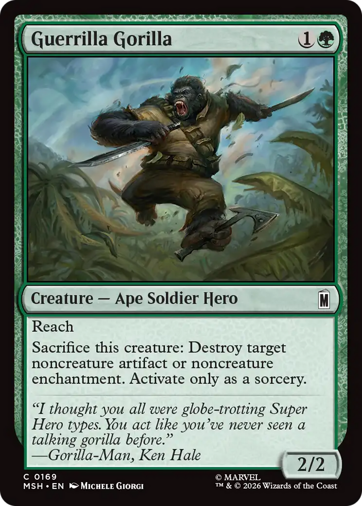 Guerrilla Gorilla [Marvel Super Heroes] | Tabernacle Games