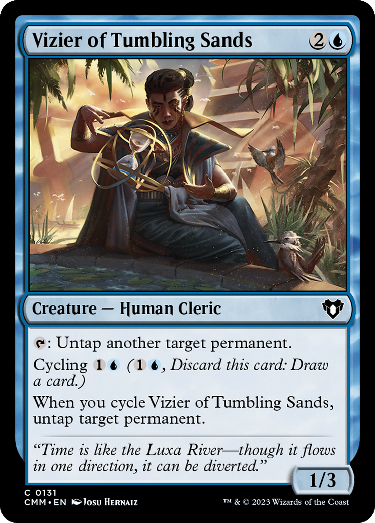 Vizier of Tumbling Sands [Commander Masters] | Tabernacle Games