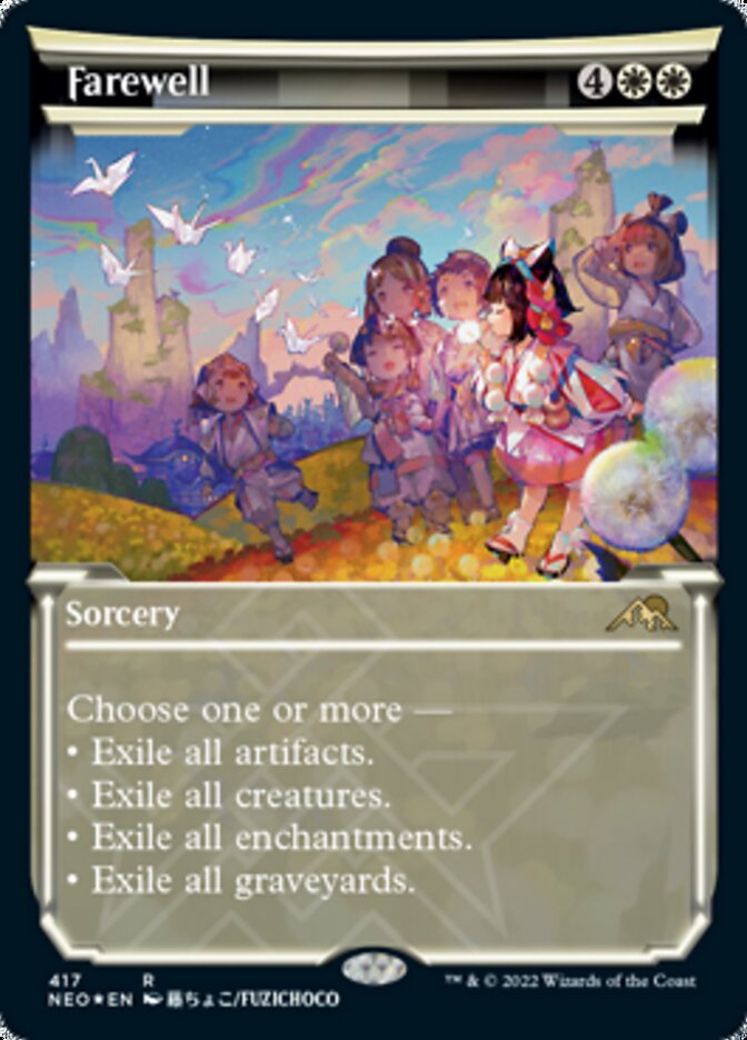 Farewell (Showcase) (Foil Etched) [Kamigawa: Neon Dynasty] | Tabernacle Games