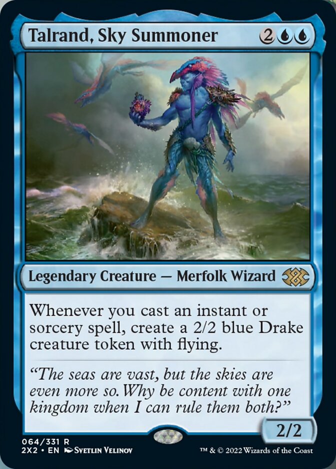 Talrand, Sky Summoner [Double Masters 2022] | Tabernacle Games