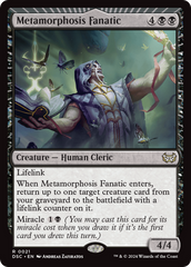 Metamorphosis Fanatic [Duskmourn: House of Horror Commander] | Tabernacle Games