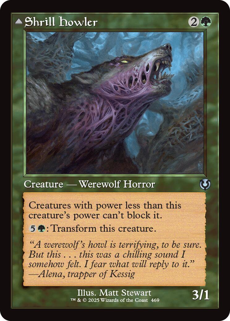 Shrill Howler // Howling Chorus (Retro Frame) [Innistrad Remastered] | Tabernacle Games