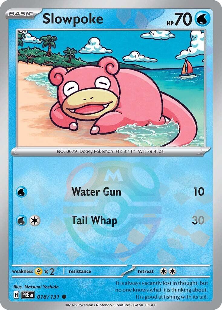 Slowpoke (018/131) (Master Ball Pattern) [Scarlet & Violet: Prismatic Evolutions] | Tabernacle Games