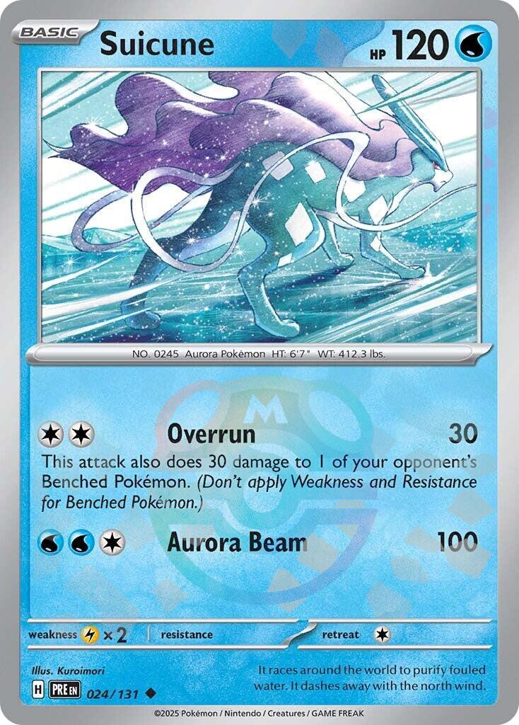 Suicune (024/131) (Master Ball Pattern) [Scarlet & Violet: Prismatic Evolutions] | Tabernacle Games
