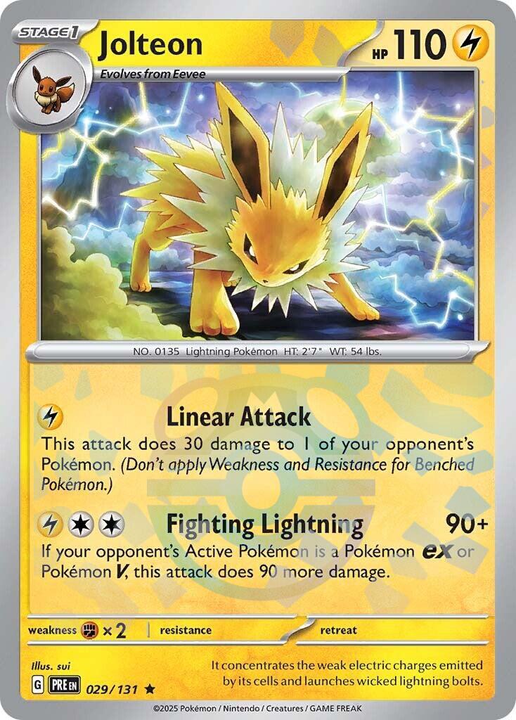 Jolteon (029/131) (Master Ball Pattern) [Scarlet & Violet: Prismatic Evolutions] | Tabernacle Games