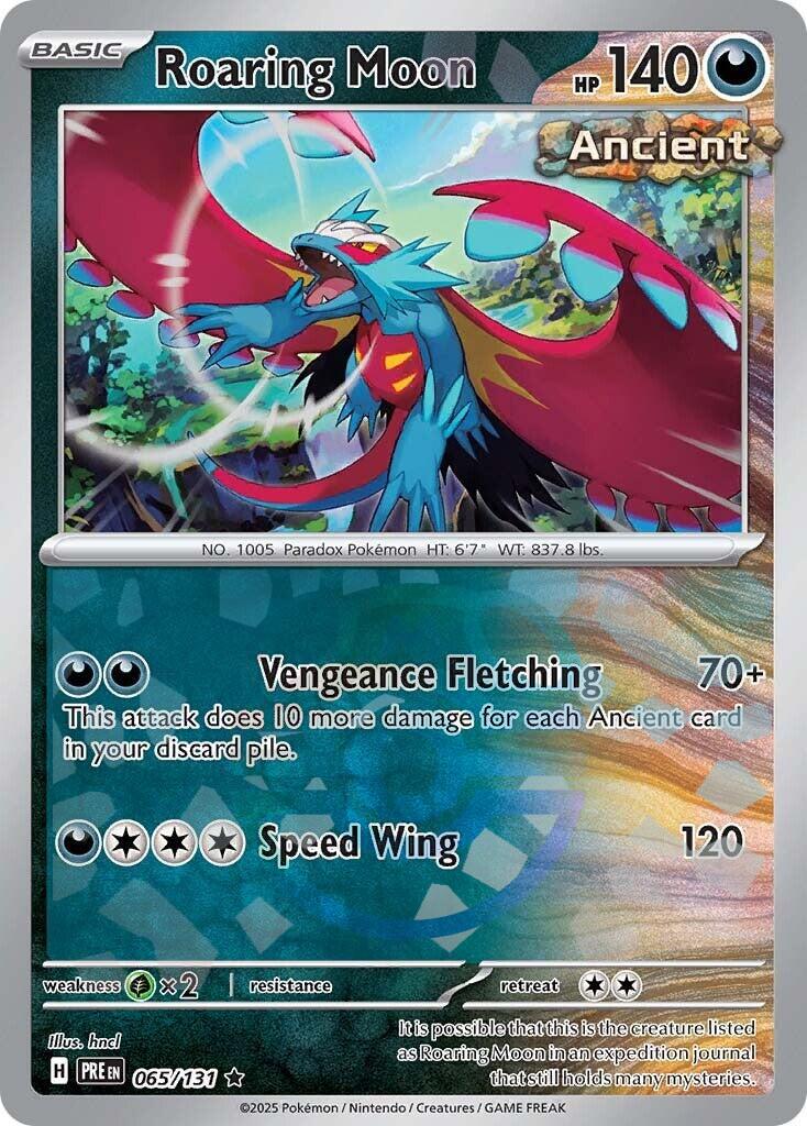 Roaring Moon (065/131) (Master Ball Pattern) [Scarlet & Violet: Prismatic Evolutions] | Tabernacle Games