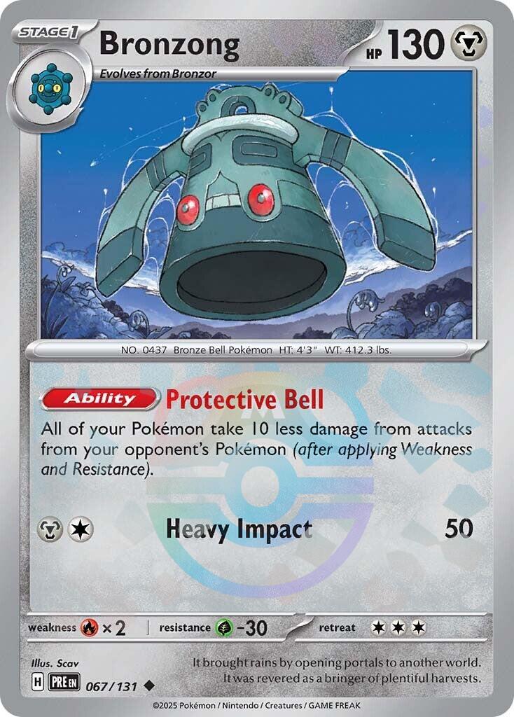 Bronzong (067/131) (Master Ball Pattern) [Scarlet & Violet: Prismatic Evolutions] | Tabernacle Games