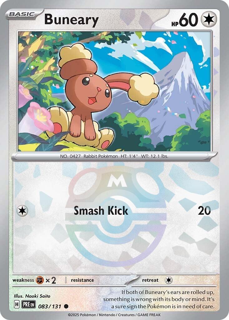 Buneary (083/131) (Master Ball Pattern) [Scarlet & Violet: Prismatic Evolutions] | Tabernacle Games