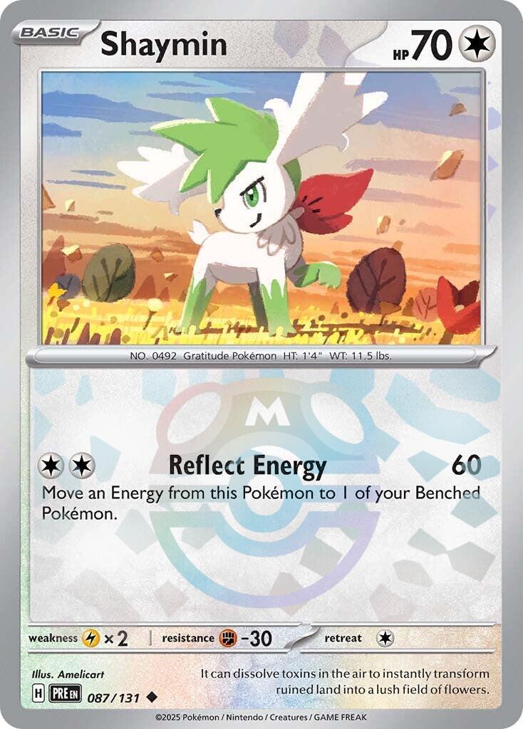 Shaymin (087/131) (Master Ball Pattern) [Scarlet & Violet: Prismatic Evolutions] | Tabernacle Games
