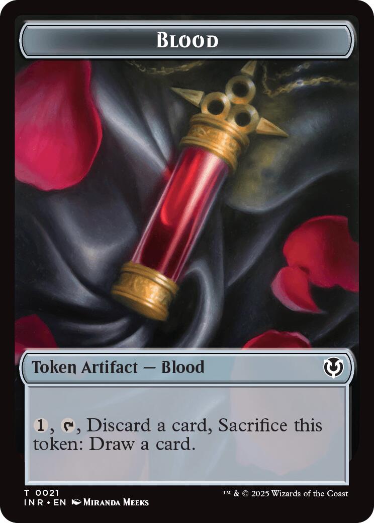 Blood // Clue Double-Sided Token [Innistrad Remastered Tokens] | Tabernacle Games