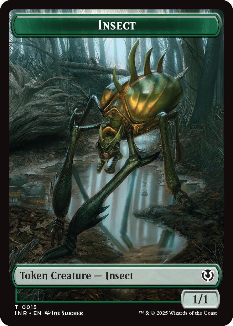 Insect // Spider Double-Sided Token [Innistrad Remastered Tokens] | Tabernacle Games