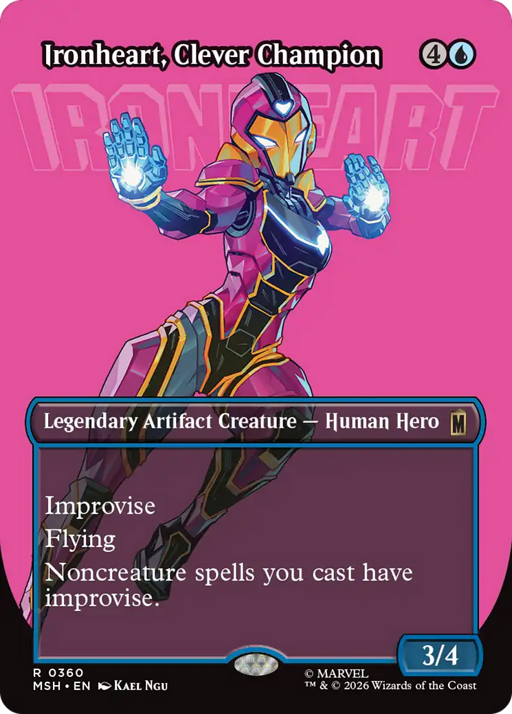 Ironheart, Clever Champion (Borderless) [Marvel Super Heroes] | Tabernacle Games