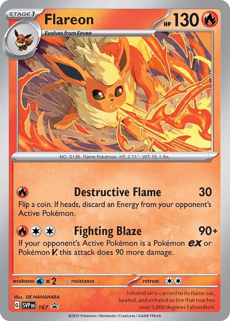 Flareon (SVP167) [Scarlet & Violet: Black Star Promos] | Tabernacle Games