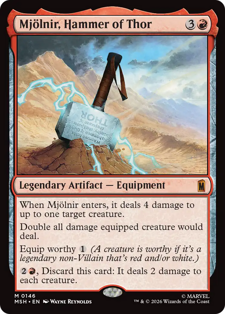 Mjolnir, Hammer of Thor [Marvel Super Heroes] | Tabernacle Games