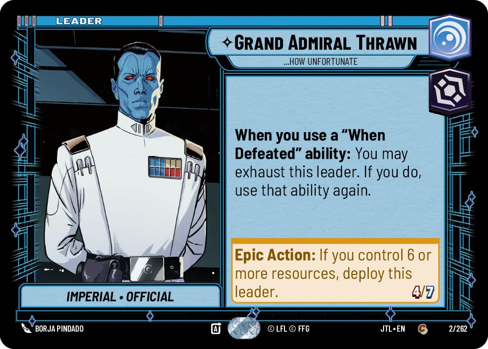 Grand Admiral Thrawn - ...How Unfortunate (2/262) (2/262) [Jump to Lightspeed] | Tabernacle Games