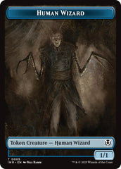 Human Wizard // Emblem - Jace, Unraveler of Secrets Double-Sided Token [Innistrad Remastered Tokens] | Tabernacle Games