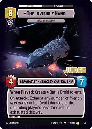 The Invisible Hand - Imposing Flagship (1/2) (1/2) [Judge Promos] | Tabernacle Games