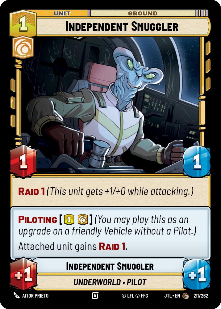 Independent Smuggler (211/262) (211/257) [Jump to Lightspeed] | Tabernacle Games